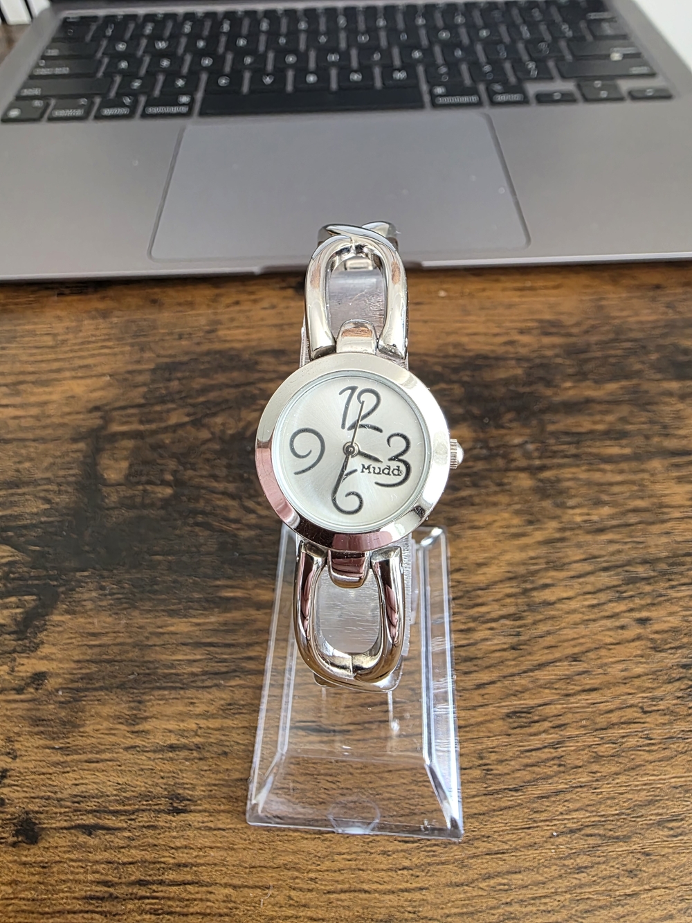 Mudd Women's Silver Bracelet Watch - Silver Dial